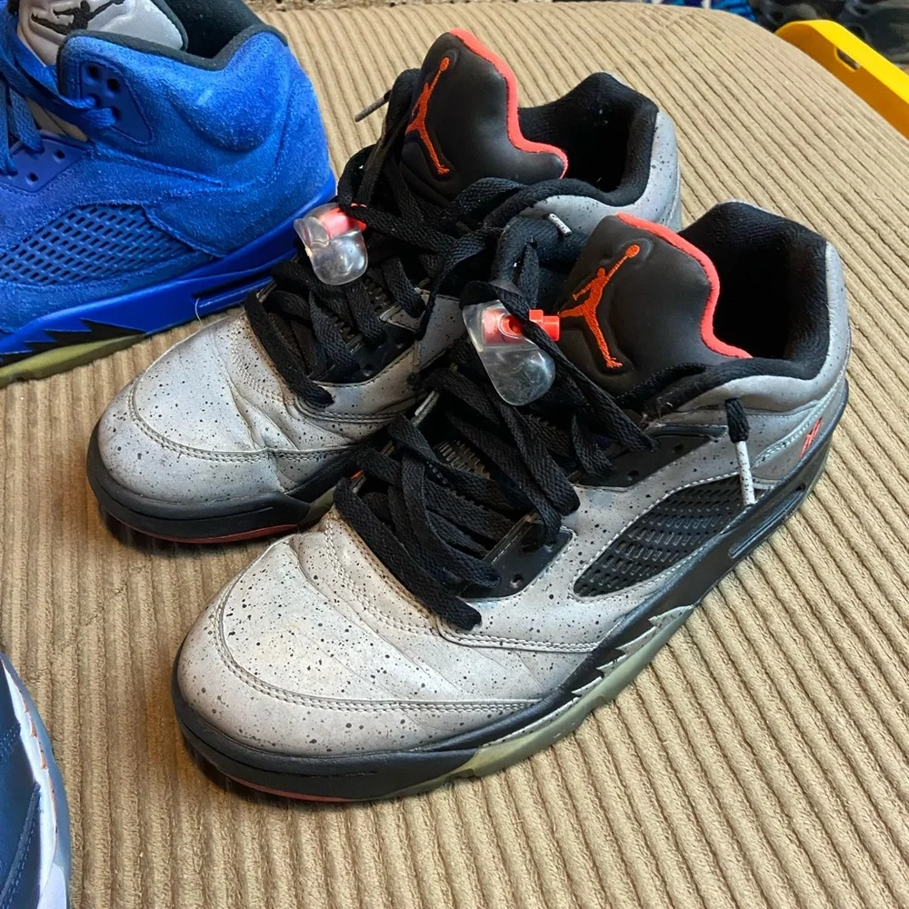 Big Jordan 5 LOT‎ -Red Blue suede Satin Bred Neymar